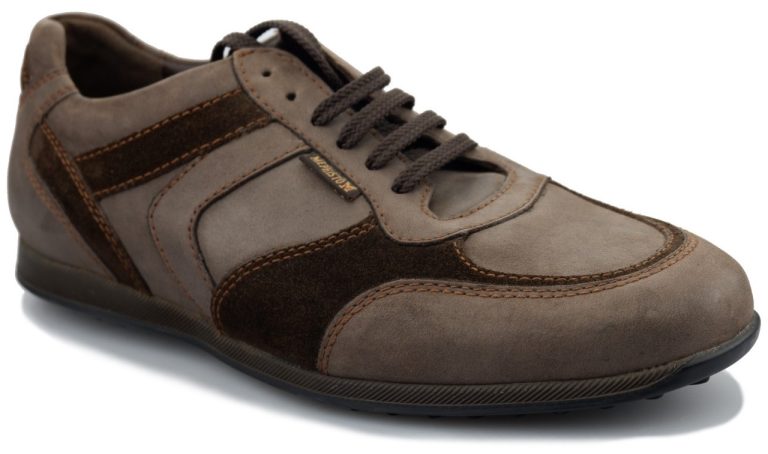 Mephisto CYRIAC - heren veterschoen - grijs leer/suede